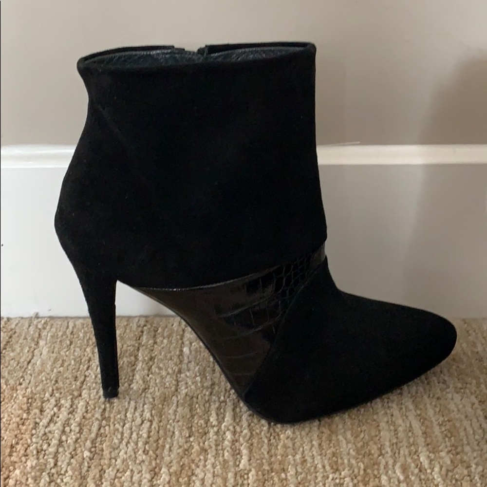 Stuart Weitzman black booties